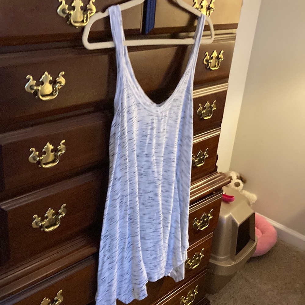 Nally and Millie Asymmetrical sleeveless tank top tunic